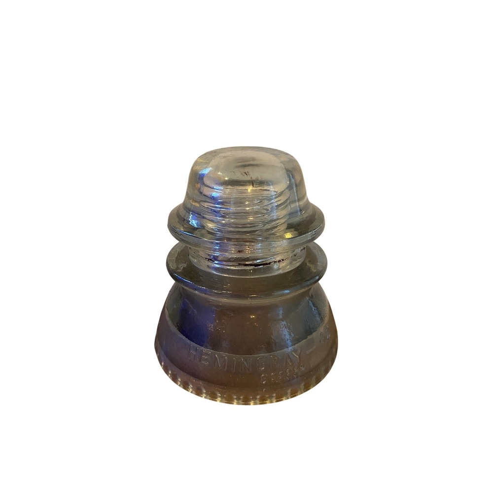 Hemingray 42 Glass Insulator Vintage Electrical Telegraph Pole Farmhouse Decor‎